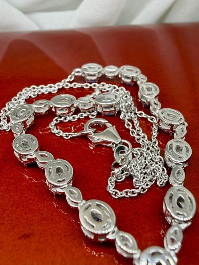 Tanzanite and Natural Zircon Necklace