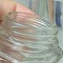 478 - Set of 6 Vintage Clear Glass Cork Screw Top Collectible Decorative Bottles Image 4