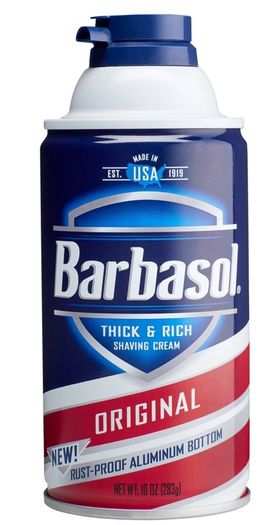 Barbasol Empty Shaving Cream Can