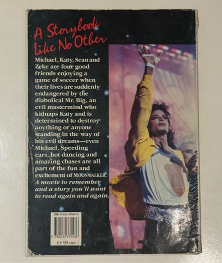 Michael Jackson Moonwalker The Storybook 1988 UK