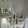 shabby chic over the mantle mirror Image 7