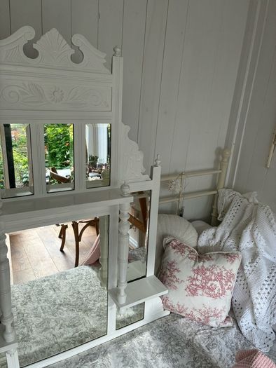 shabby chic over the mantle mirror