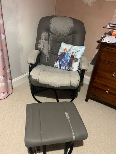 Rocking chair & footstool