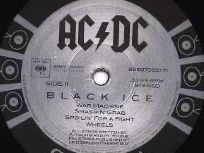 AC/DC BLACK ICE ORIGINAL 2008 collectors limited edition 180gr gatefold vinyl record in mint condition