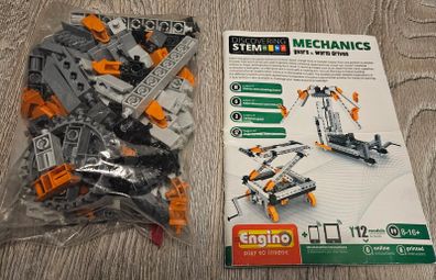 Engino Discovering STEM Mechanics set 12 in 1 Gears& Worms set