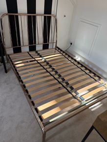 Rose Gold Double Bed