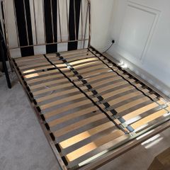 Rose Gold Double Bed