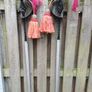 Vintage Wrought Iron Fire Irons Image 2