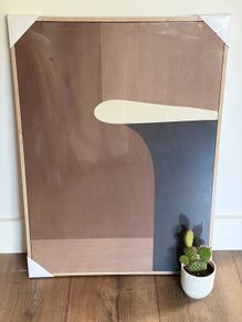 Framed Abstract Wall Art 70 x 50 cm Brand New