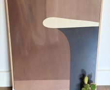 Framed Abstract Wall Art 70 x 50 cm Brand New