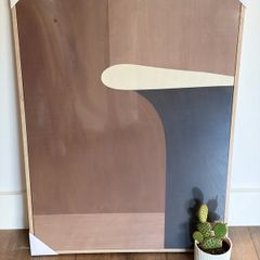 Framed Abstract Wall Art 70 x 50 cm Brand New