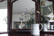Antique Tri Fold Mirror
