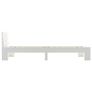 Bed Frame White Solid Pine Wood 90x200 cm Image 4