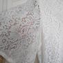 white/ Cream lace dress size 16 Postage included Image 6