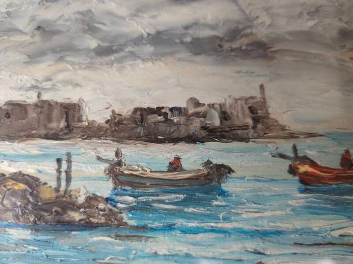 Two oil paintings