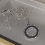 Vintage Harrods Sterling Silver Pendant/Chain Image 9