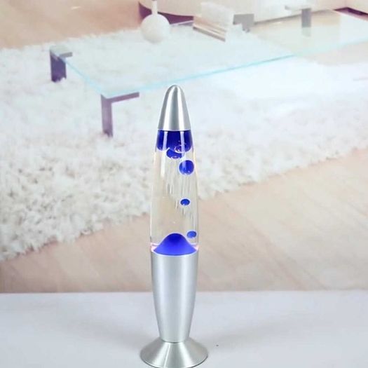 Brand New Amazing Metal Base Jelly-Fish Lighting Wax Volcano Lava Lamp.