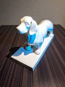 Heavy Dachshund statue 20cm