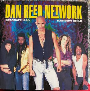 Dan reed network. Stardate 1990 picture sleeve vinyl record single in vg+ condition