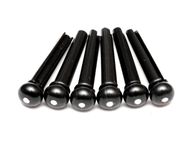 main image for ad Acoustic Guitar Bridge Pins - Black - Set of 6