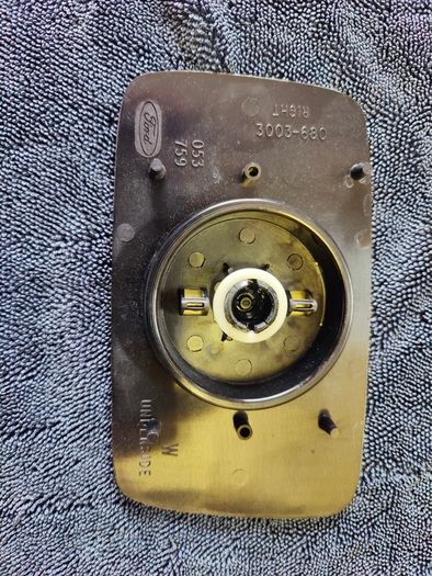 Genuine Ford Sierra flat glass door mirror, NOS