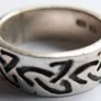 Vintage Sterling Silver Celtic Knot Ring Size P1/2 - 6,94g Image 8