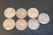 1966 - 2008 Australian 20 Cent coins x7 Job Lot Platypus