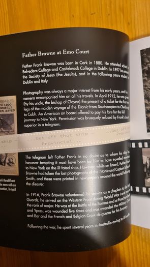 Emo Court. James Gandon's Classical Shoepiece In Laois. Home To Father Browne's Photographic Collection.. Large Paperback In Very Good Condition.