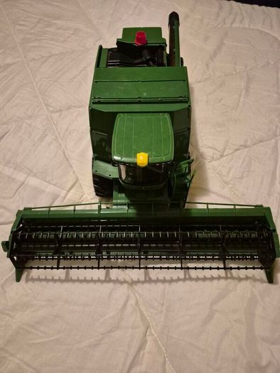 Large John Deere combine harvester