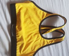 SHOCK ABSORBER sport top size xs 6 worn once yellow