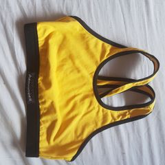 SHOCK ABSORBER sport top size xs 6 worn once yellow