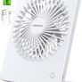 USB Desk Fan, 2000mAh Portable USB Fan 3 Speeds Rechargeable Mini Fan Battery Fan Last 4-16hrs, 180 Degree Adjustable Table Cooling Fan 30dB Silent Fan for Bedroom, Office, Library, Travel (FREE POSTAGE) Image 2