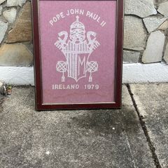 Hand made Lace of pope John Paul 1979