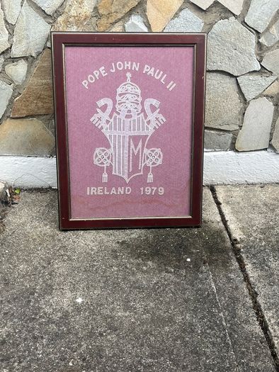 Hand made Lace of pope John Paul 1979