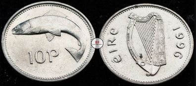 [#2194] - Ireland 1996 | Irish 10p | 10 Pence | KM.29