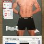 Mens Large Lonsdale Boxer Shorts (NEW) Image 2