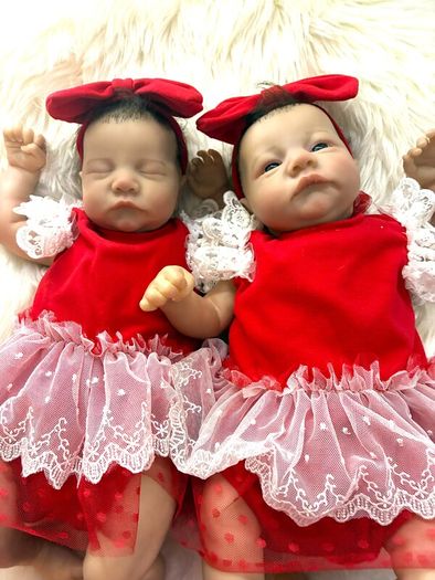 very cute reborn baby doll twins