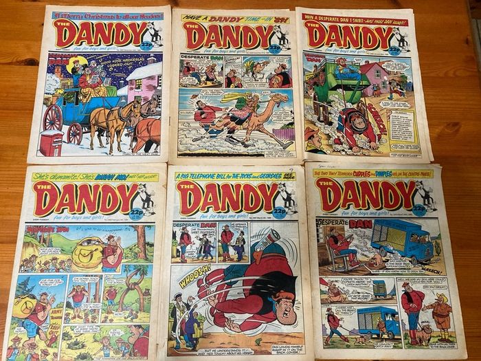 Comics: 'The Dandy' 1988,1989 and 1990 (36 comics)