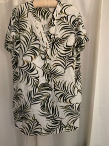 Linen Blend Tunic Dress