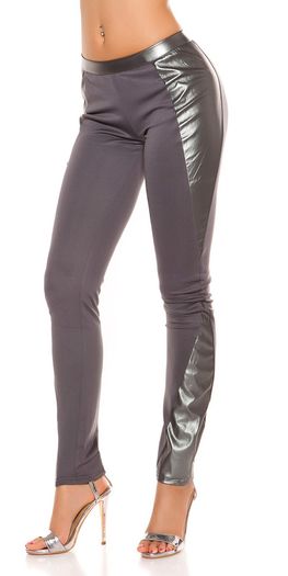 Tregging_with_zip__leather_look_appl__Color_GREY_Size_S/m