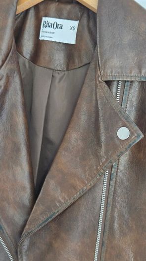 Brown Ladies Biker jacket