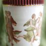 Vintage Colibri Grecian Fresco Design Porcelain Lighter - Handmade In Italy-Fiorentine collectible vintage lighter Image 2
