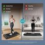 Walking Pad Smart AI Under Desk Treadmill Portable Small 2 in 1 Treadmills for Home Office Jogging Running Machine TicSports Zwift Kinomap with LED Display Remote Control 6 KMH Easy Storage Image 9