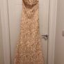 Jovani strapless gold gown Image 3