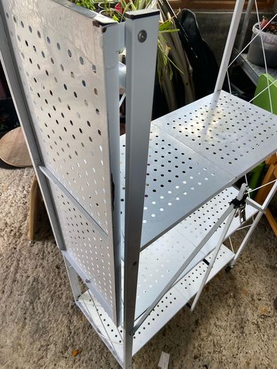 shelves shed rack storage metal case