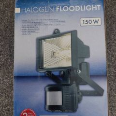 Halogen floodlight