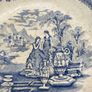 Vintage Etruscan and oriental Blue and White bowls Image 6