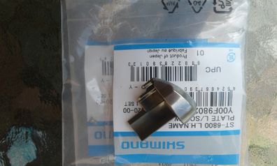 Ultegra 6800 left hand Shifter / Name plate, Shimano genuine part