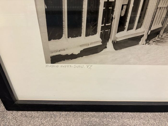 Large Framed Giles Norman - 1987 Kinsale under Snow