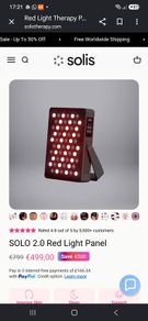 Solis laser therapy panel